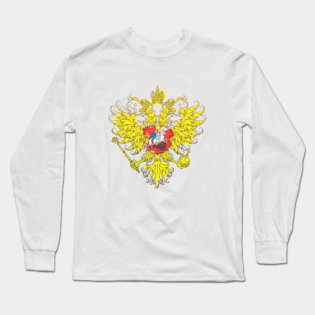 Russian Coat of Arms Long Sleeve T-Shirt by SirDenis